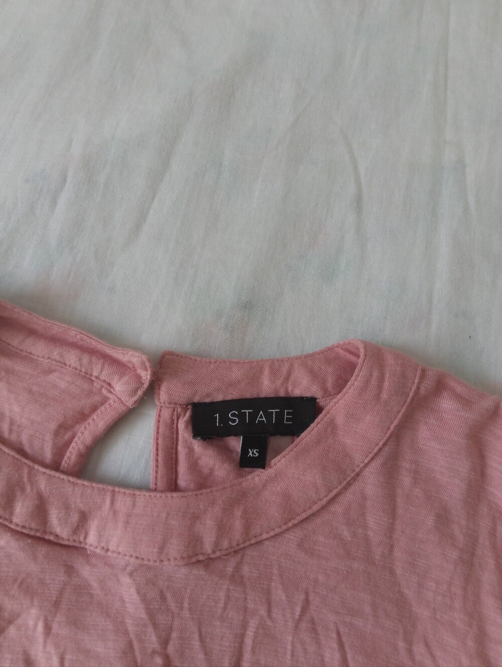 1. State Blush Pink Long-Sleeve Smocked Waist Top - Picture 2 of 7
